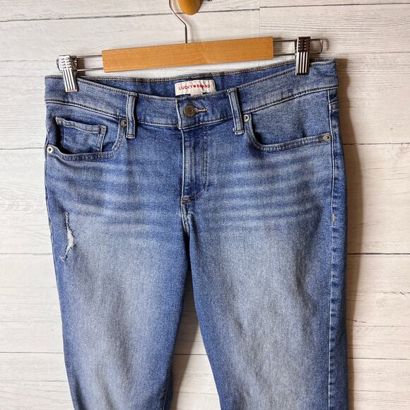 Lucky Brand Jeans Womens Size 8/29R Easy Rider Boot Distressed Medium Wash - Picture 7 of 16